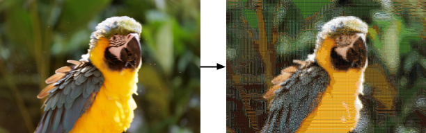 Example collage showing multiple dataset images arranged in a grid layout